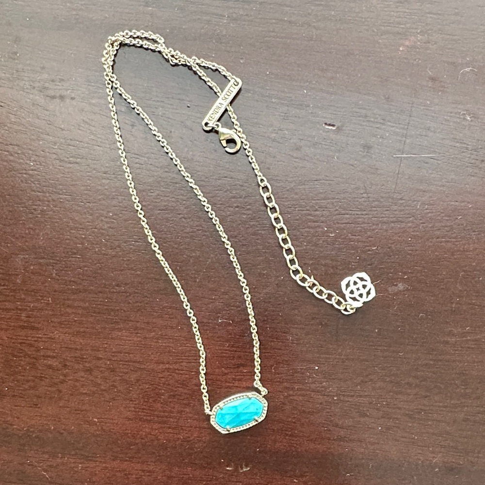 Kendra Scott Turquoise Pendant Necklace